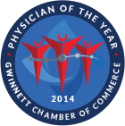 Gwinnett Chamber of Commerce Physician of the Year 2014